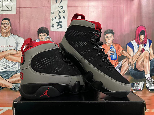 Negro gris i rojo 40-47